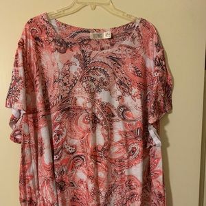 EUC Terra & Sky plus size 28/30 4xl top